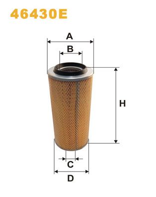 WIX FILTERS Воздушный фильтр 46430E